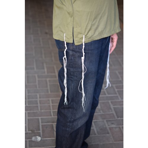 Dry-Fit T-Shirt with Kosher Tzitzit - Olive Green