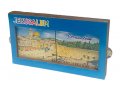 Wood Magnet with Slide-Open Sides, Colorful  Western Wall, Old City of Jerusalem
