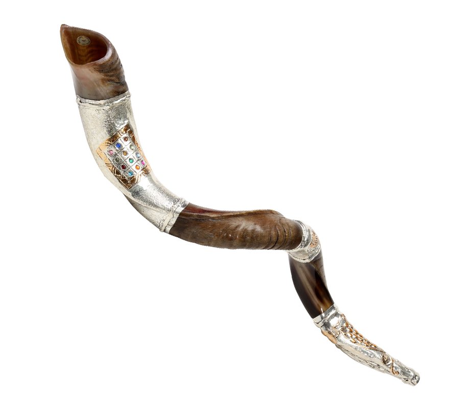 12 Tribes Breastplate Silver Yemenite Shofar