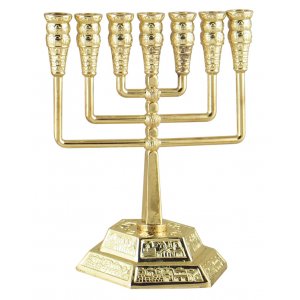 Geometric Temple Menorah