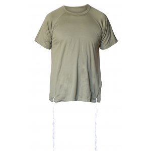 Dry-Fit T-Shirt with Kosher Tzitzit - Olive Green