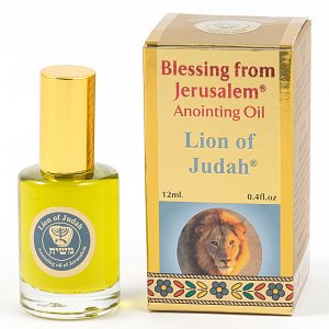 GOLD SERIES - Blessing from Jerusalem Lion of Judah Anointing Oil 0.4 fl.oz