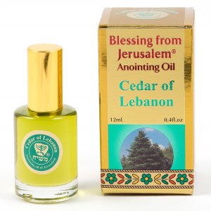 GOLD SERIES - Blessing from Jerusalem Cedar of Lebanon Anointing Oil 0.4 fl.oz