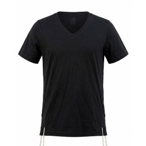 Adult Dry-Fit T-Shirt with Tzitzit Attached - Black