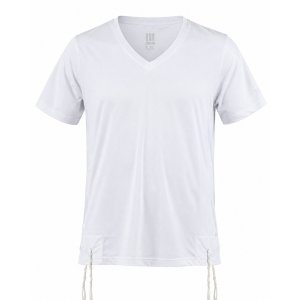 Adult Dry-Fit T-Shirt with Tzitzit Attached - White
