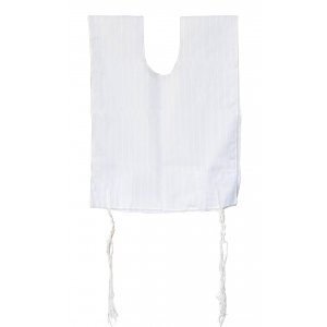 Childs Cotton Tallit Katan with Attached Kosher Tzitzit