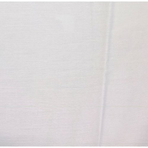 Acrylic Non-Slip Prayer Shawl, Checkerboard Textured Weave  White and Gold Stripes