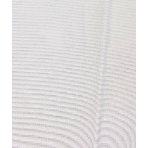 Acrylic Non-Slip Prayer Shawl, Checkerboard Textured Weave  White and Silver Stripes