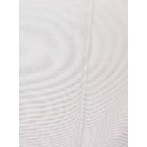 Acrylic Non-Slip Prayer Shawl, Checkerboard Textured Weave  White on White Stripes