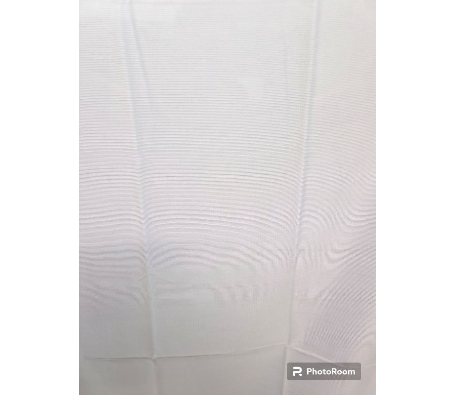 Acrylic Non-Slip Prayer Shawl, Textured Weave Silver and Sky Blue Stripes