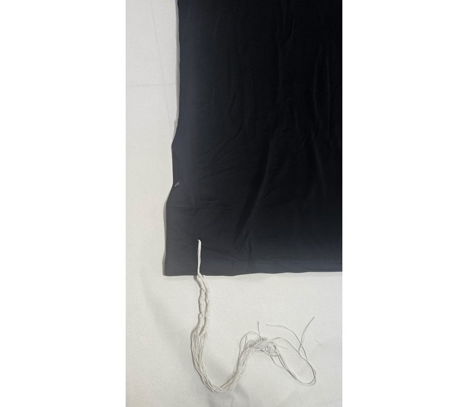 Adult Dry-Fit T-Shirt with Tzitzit Attached - Black