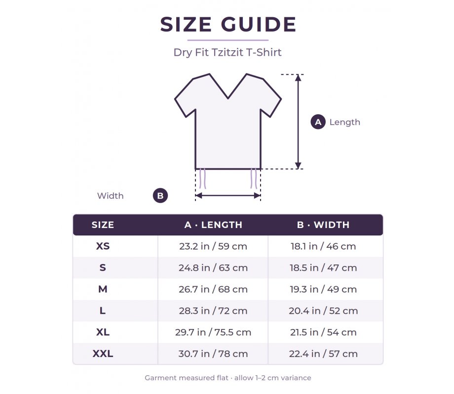 Adult Dry-Fit T-Shirt with Tzitzit Attached - White