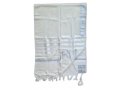 Barak Talitnia, Lightweight Wool Tallit Prayer Shawl Non-slip - Silver Stripes