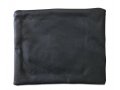 Black Faux Leather Tallit and Tefillin Bag Set, Embroidered - Breslev Flames