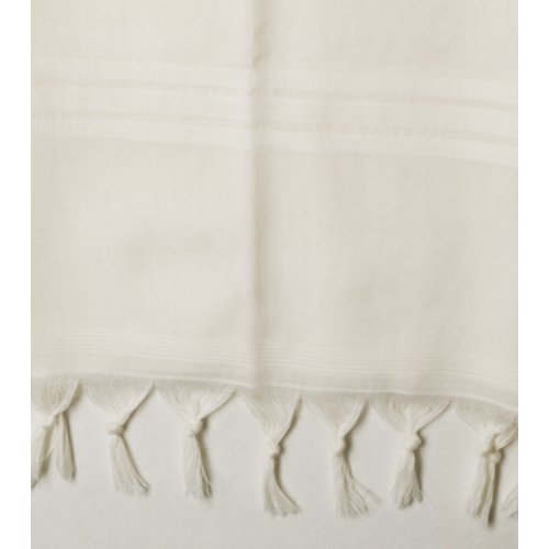 Boys and Mens Soft White Wool Tallit Katan