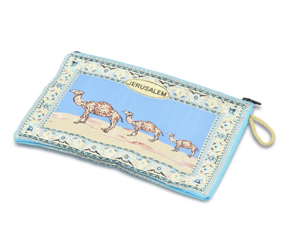 Embroidered Fabric Purse, Choice of Sizes – Jerusalem Camel Design