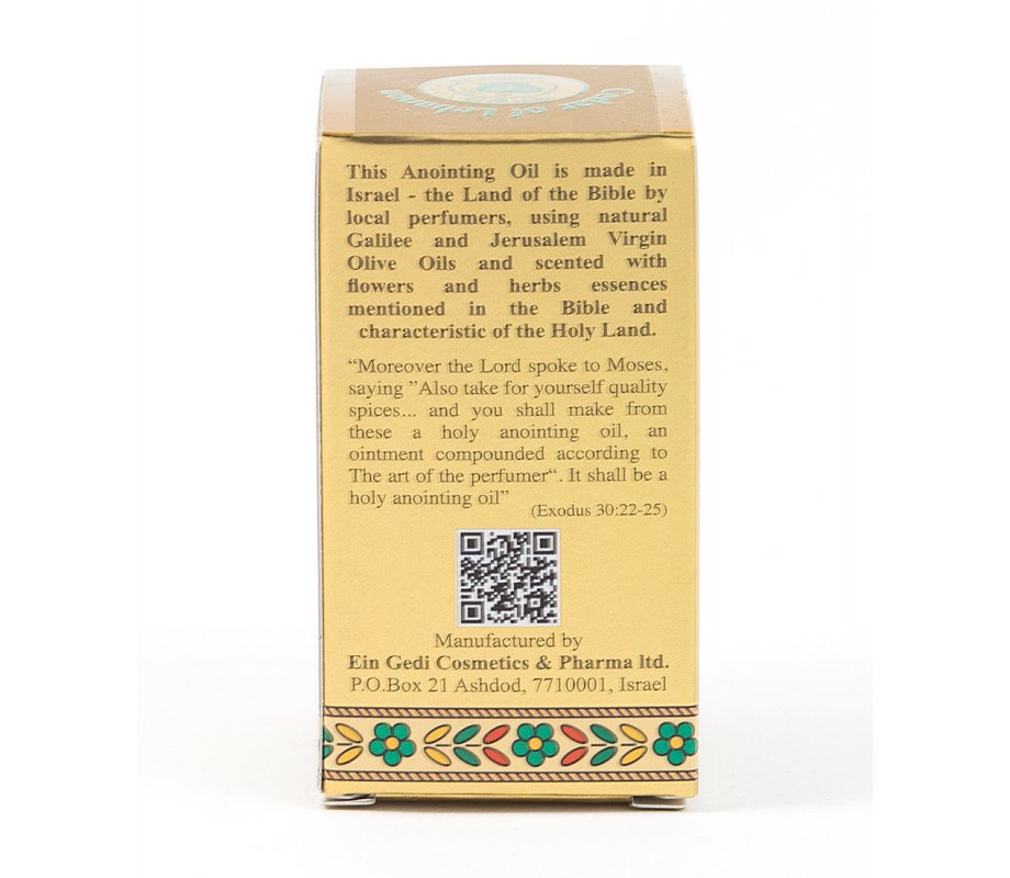 GOLD SERIES - Blessing from Jerusalem Cedar of Lebanon Anointing Oil 0.4 fl.oz