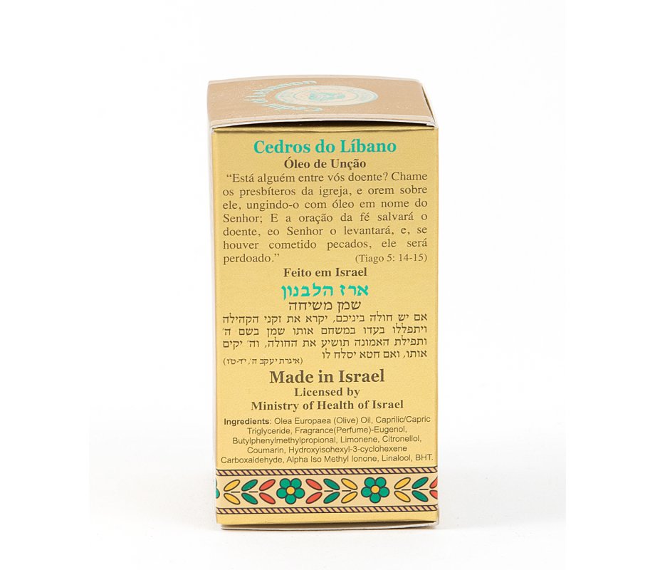 GOLD SERIES - Blessing from Jerusalem Cedar of Lebanon Anointing Oil 0.4 fl.oz