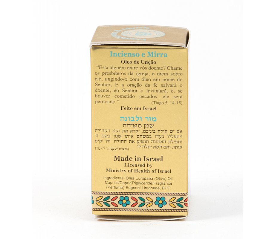 GOLD SERIES - Blessing from Jerusalem Frankincense & Myrrh Anointing Oil 0.4 fl.oz
