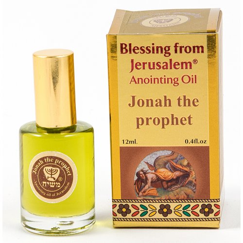 GOLD SERIES - Blessing from Jerusalem Jonah the Prophet Anointing Oil 0.4 fl.oz