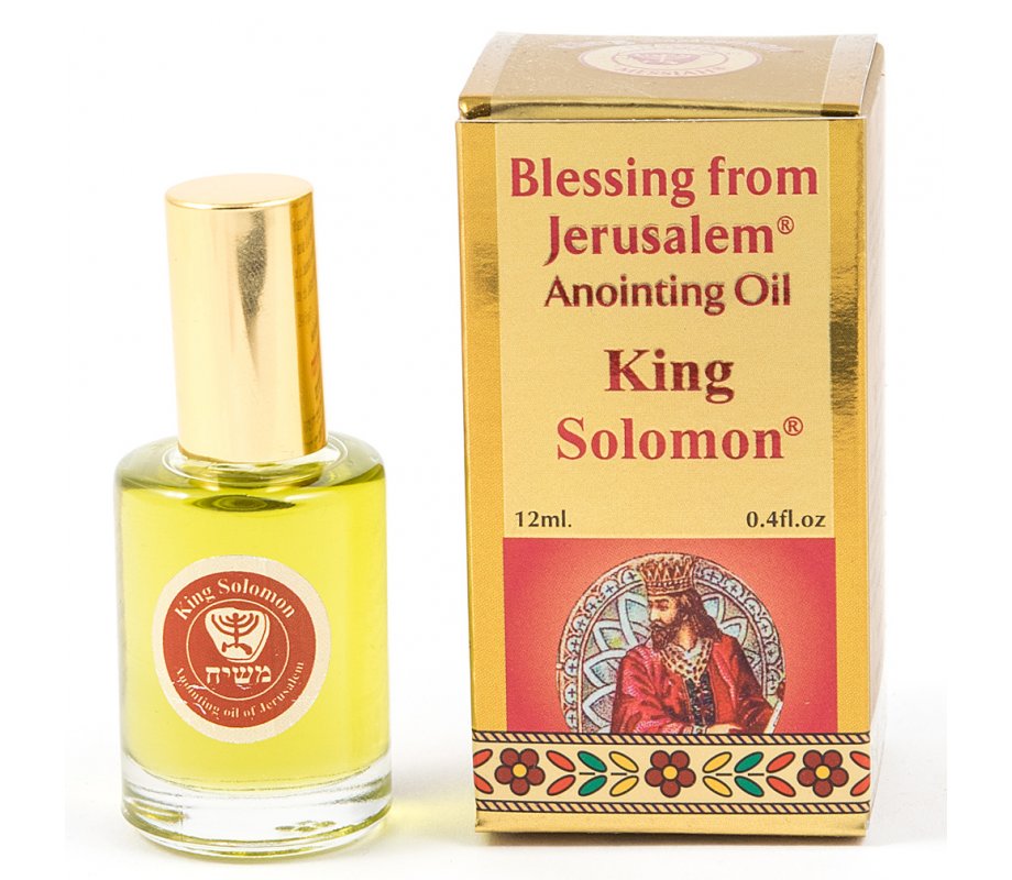 GOLD SERIES - Blessing from Jerusalem King Solomon Anointing Oil 0.4 fl.oz