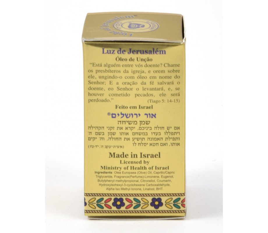 GOLD SERIES - Blessing from Jerusalem Light of Jerusalem Anointing Oil 0.4 fl.oz