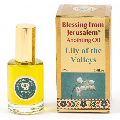 GOLD SERIES - Blessing from Jerusalem Lily of the Valleys Anointing Oil 0.4 fl.oz