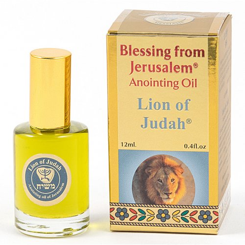 GOLD SERIES - Blessing from Jerusalem Lion of Judah Anointing Oil 0.4 fl.oz