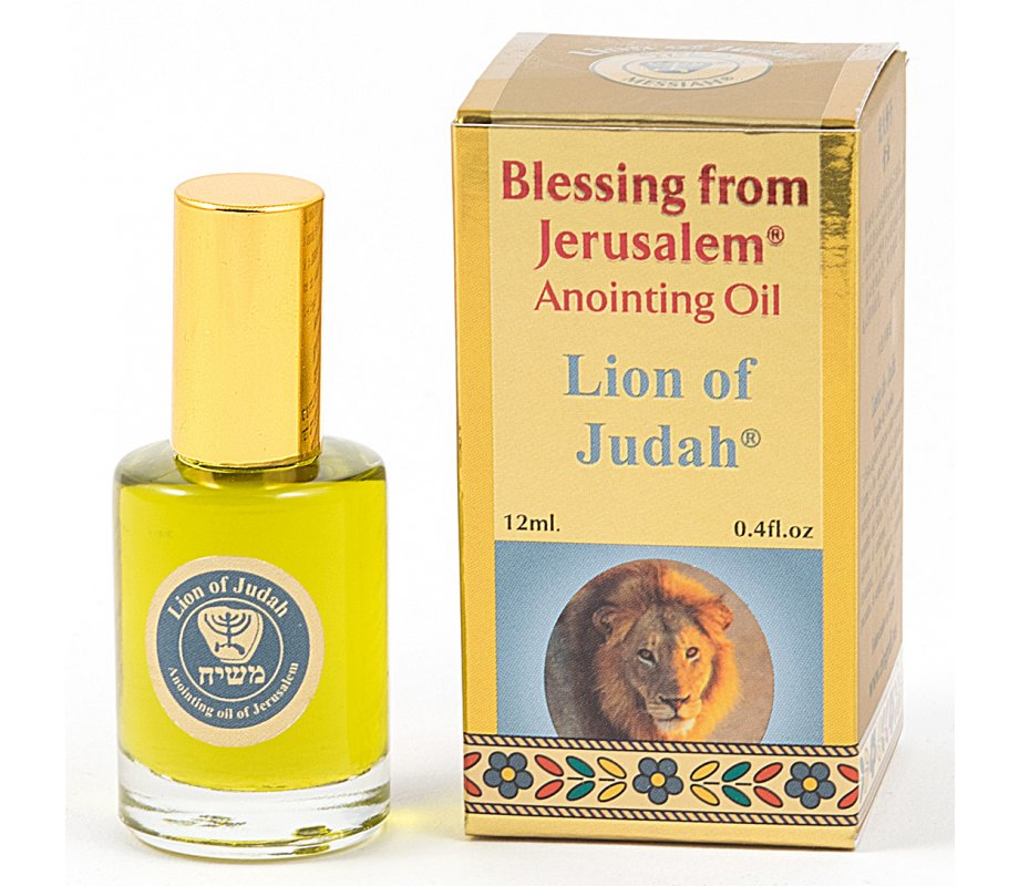GOLD SERIES - Blessing from Jerusalem Lion of Judah Anointing Oil 0.4 fl.oz