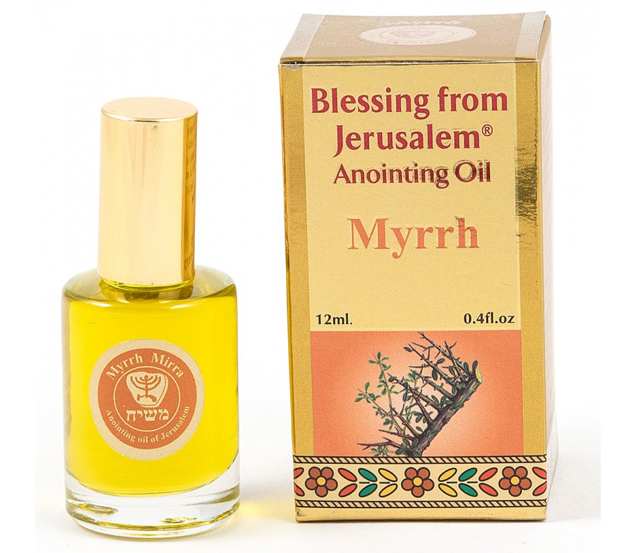 GOLD SERIES - Blessing from Jerusalem Myrrh Anointing Oil 0.4 fl.oz