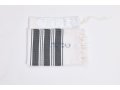 Hallelujah Wool Tallit Non Slip Prayer Shawl - Black Herringbone Stripes
