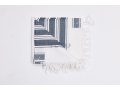 Hallelujah Wool Tallit Non Slip Prayer Shawl - Blue and Black Stripes