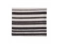 Hand Embroidered Silk-Cotton Prayer Shawl Set with Black Stripes - Yair Emanuel