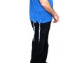 Mens T-Shirt with Attached Kosher Tzitzit - Royal Blue