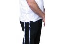 Men's T-Shirt with Attached Kosher Tzitzit - White