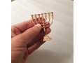 Miniature For Decoration Seven-Branch Menorah, Gold - 2.6