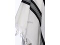 Modim Wool Classic Tallit Prayer Shawl - Black Stripes