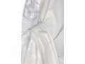 Modim Wool Classic Tallit Prayer Shawl - Shiny White Stripes