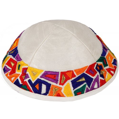 Mosaic Star of David Colorful Prayer Shawl Set - Yair Emanuel
