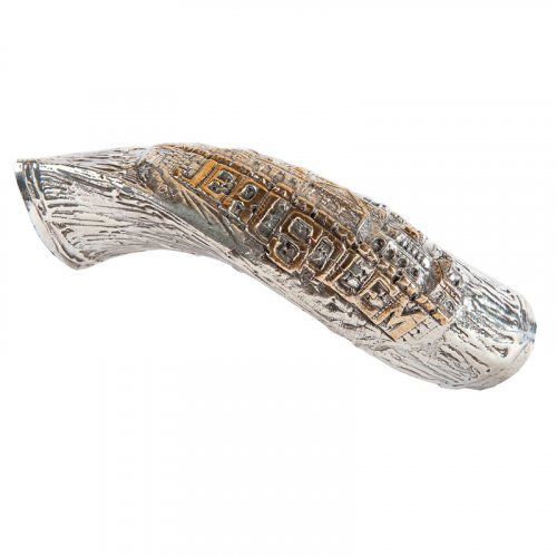 Olive Design and Jerusalem Silver Yemenite Shofar