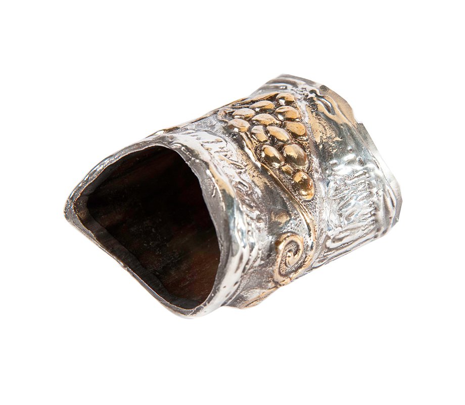 Olive Design and Jerusalem Silver Yemenite Shofar