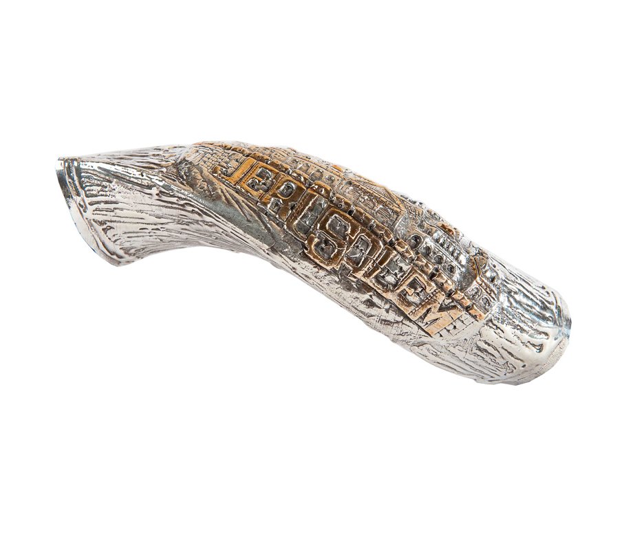 Olive Design and Jerusalem Silver Yemenite Shofar