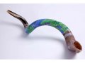 Purple Grapevine Collectors Hand Painted Yemenite Shofar