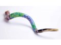 Purple Grapevine Collectors Hand Painted Yemenite Shofar