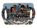 Serving Tray with Colorful Armenian Style Jerusalem Images