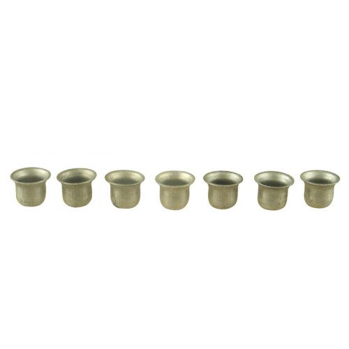 Seven Branch Pewter Menorah, Jerusalem Images - Choose 8.6