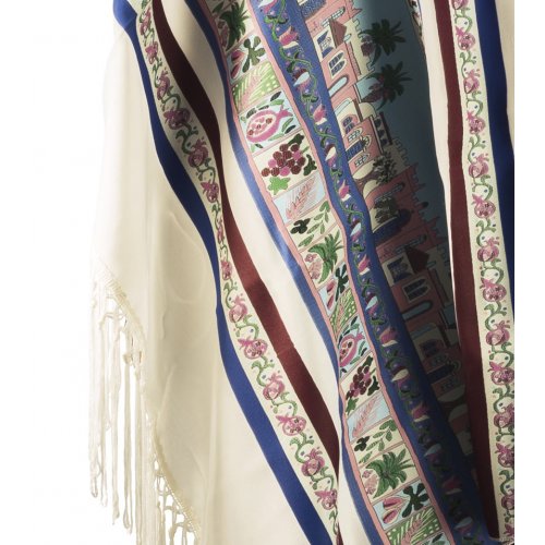 Seven Species of Israel Prayer Shawl by Talitania