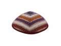Silk-Cotton Prayer Shawl Set in Colorful Stripes - Yair Emanuel