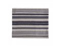 Silk-Cotton Prayer Shawl Set in Gray Stripes - Yair Emanuel