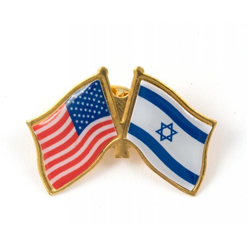 USA-Israel Flag Lapel Pin